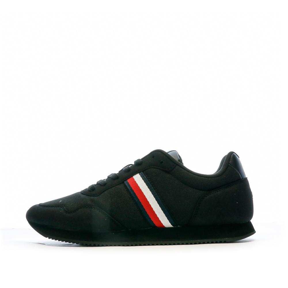 Baskets Noires Homme Tommy Hilfiger FM0FM04958 pas cher