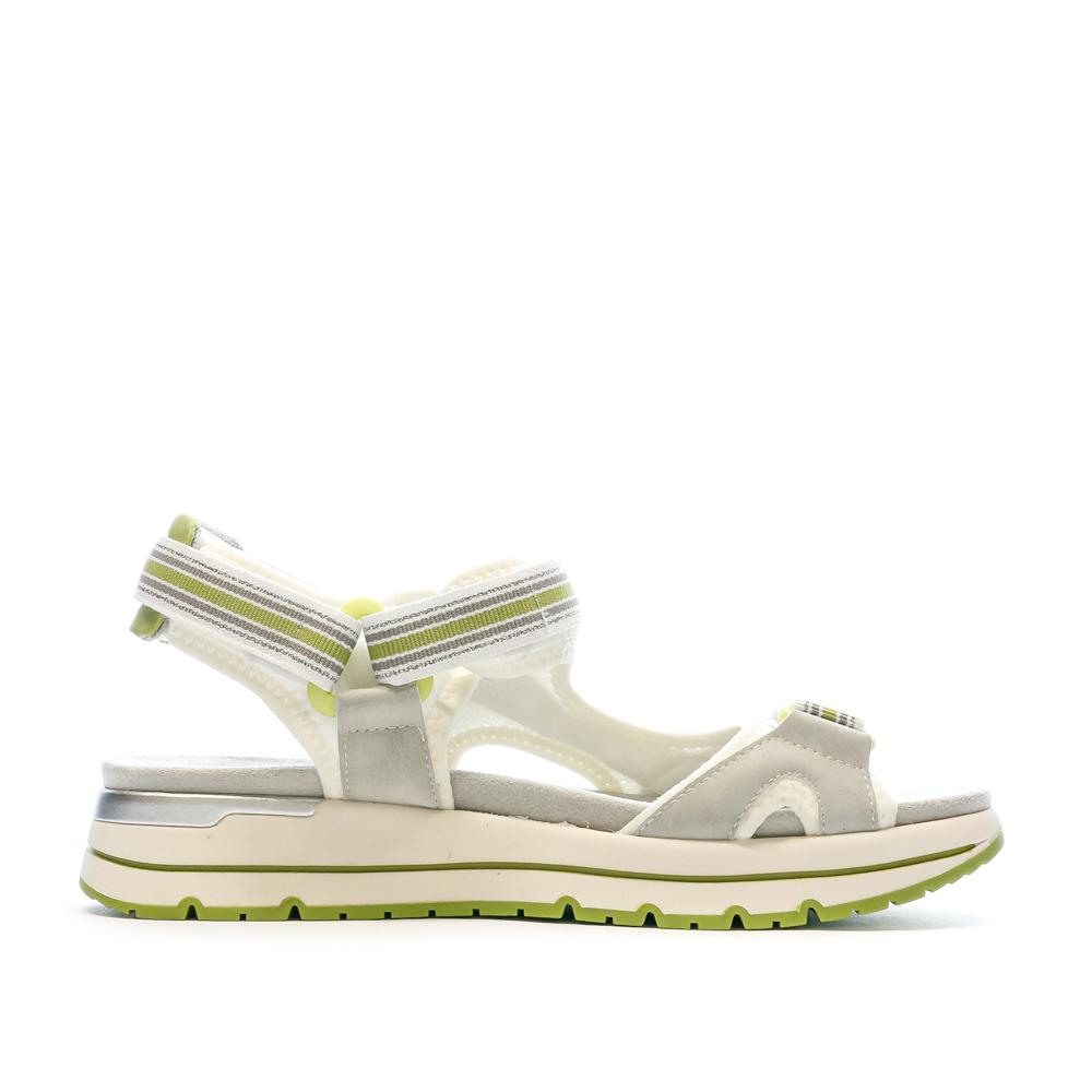 Sandales Blanche/Grise Femme Relife Jisper vue 2
