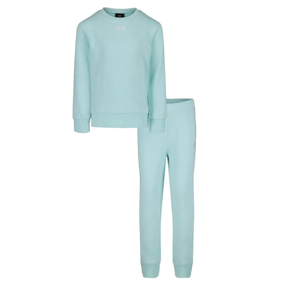 Ensemble de Survêtement Turquoise Fille Under Armour Rival pas cher