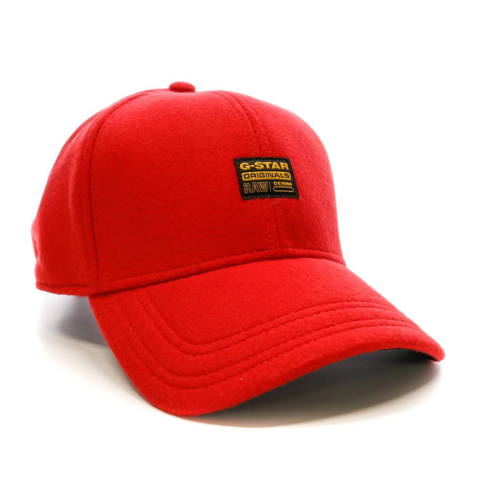 Casquette Rouge Homme Velours G-Star Originals Baseball vue 2