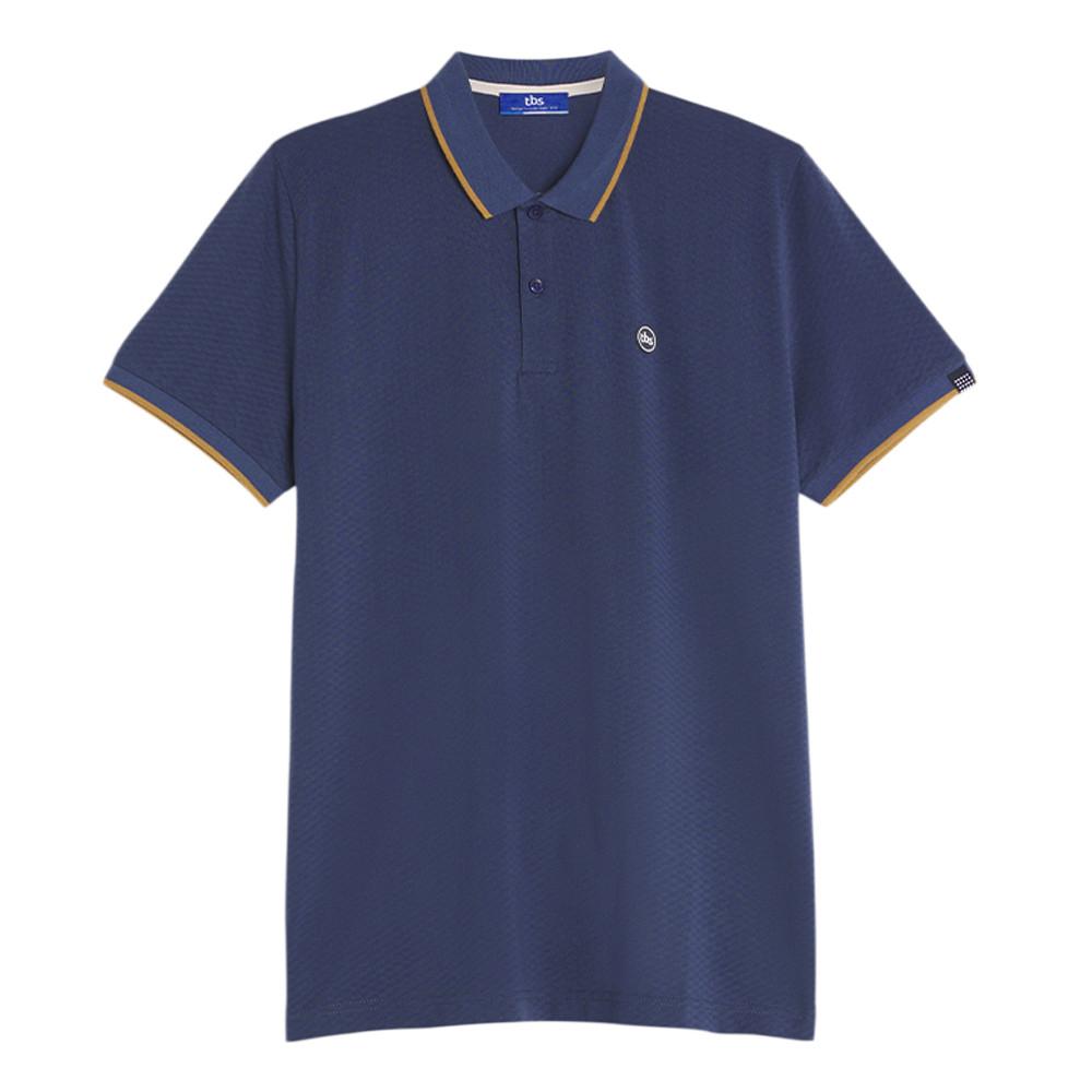 Polo Bleu Homme TBS Nory pas cher