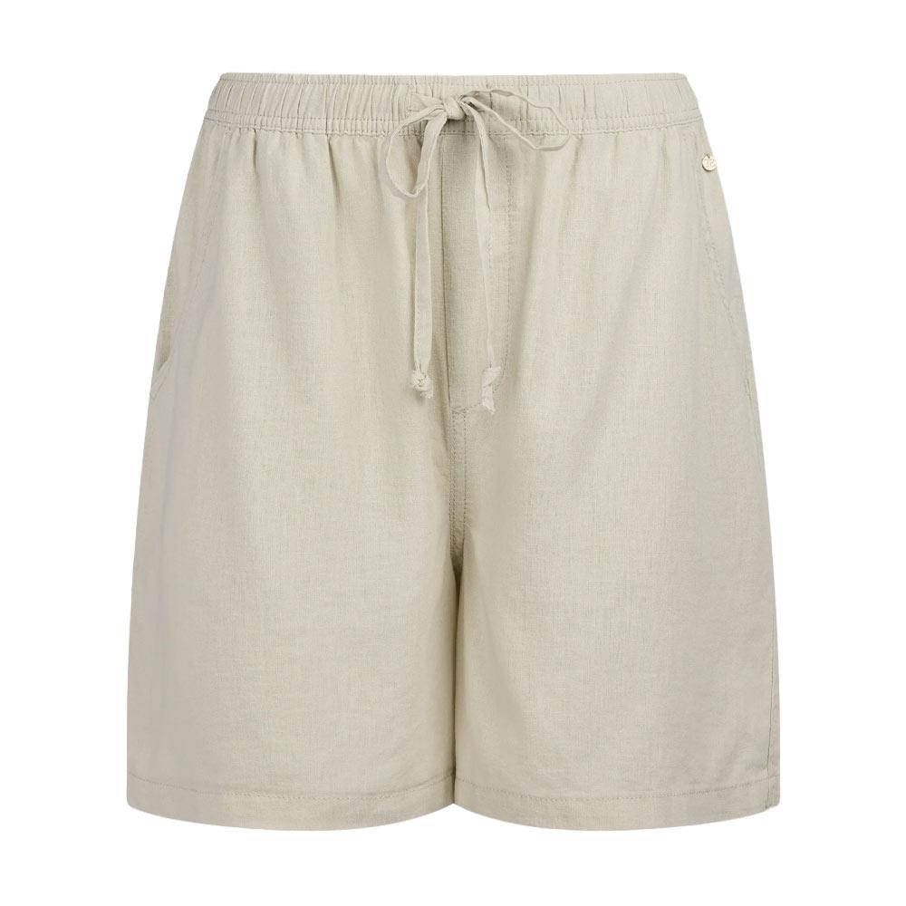 Short en Lin Beige Femme Teddy Smith Jett Linen pas cher