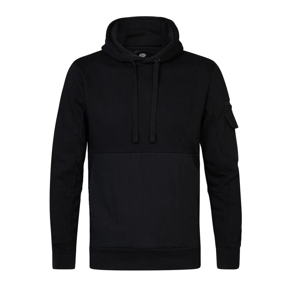 Sweat Noir Homme Petrol Industries Sweater Hooded pas cher