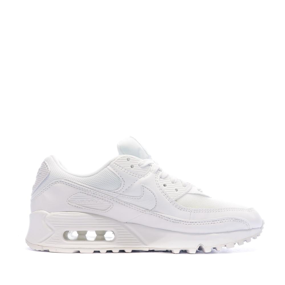 Baskets Blanche Femme Nike Air Max 90 vue 2