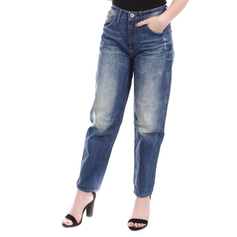 Jean Loose Bleu délavé Femme G-Star ARC 3D pas cher