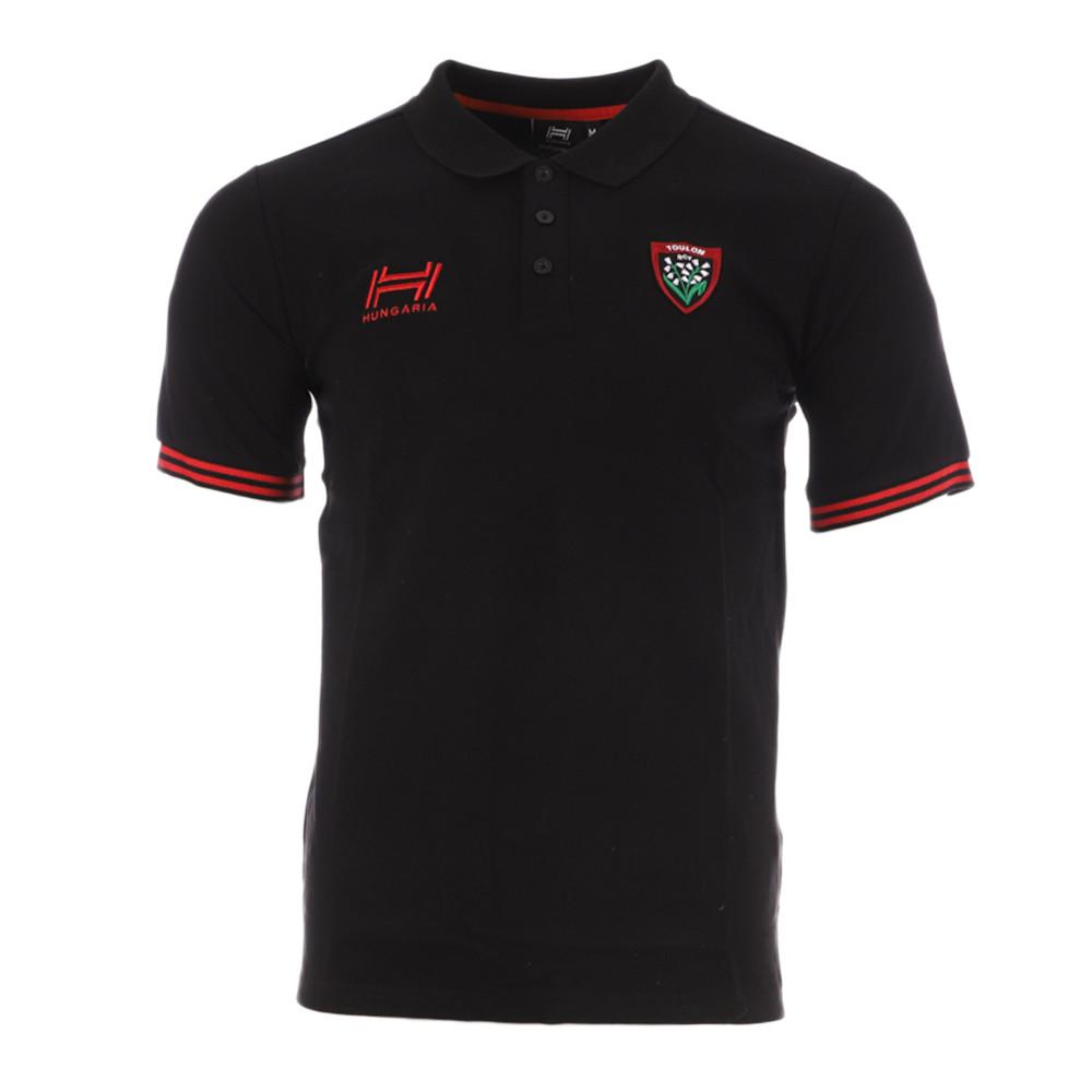 RC Toulon Polo Noir Homme Hungaria Fan pas cher