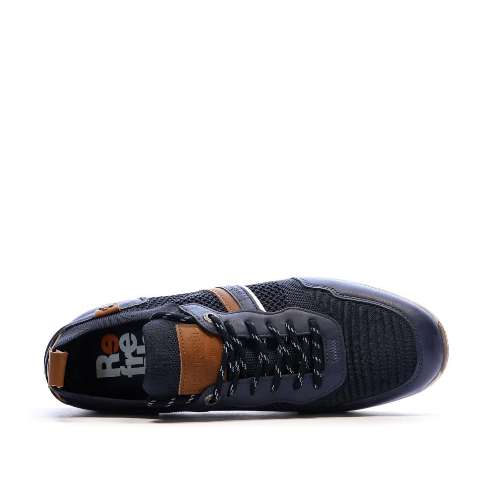 Zapatillas deportivas azul marino para hombre Refresh 175665 ver 4
