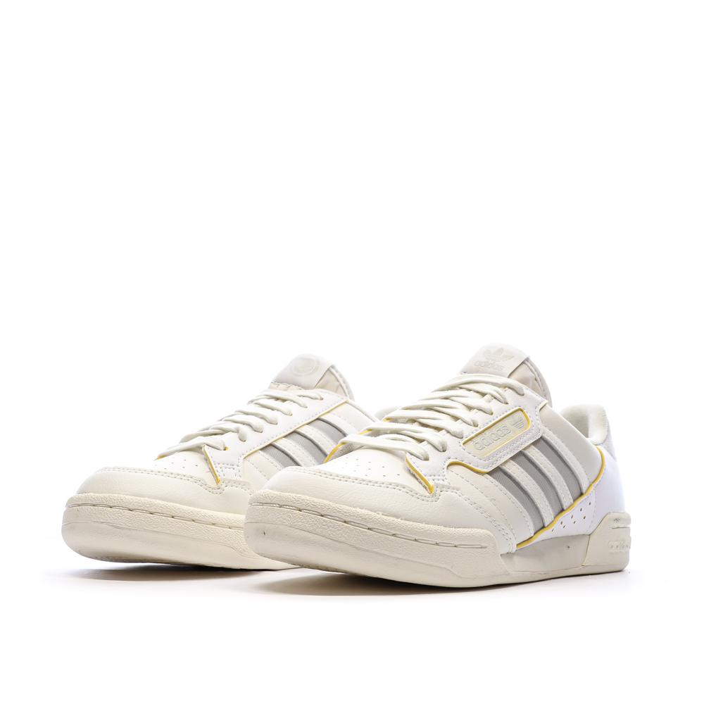 Baskets Blanches/Grises Homme Adidas Continental 80 vue 6