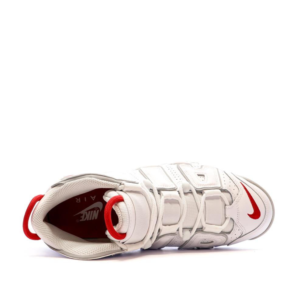 Baskets Blanches/Grises Homme Nike Air More Uptempo 96 vue 4