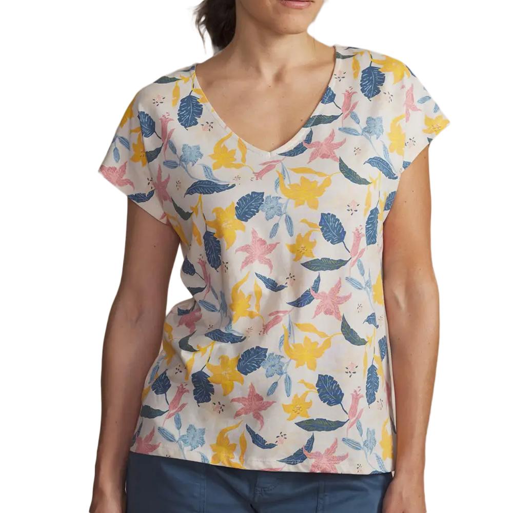Weißes Damen-T-Shirt TBS Navy günstig