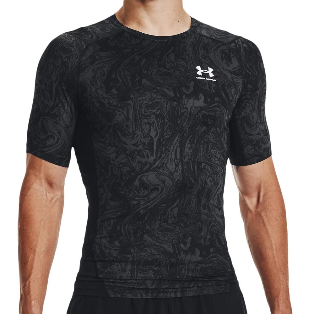 T-shirt Technique Noir Homme Under Armour Armour Comp Print pas cher