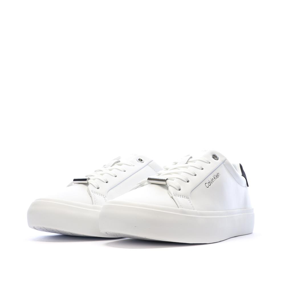 Baskets Blanc Femme Calvin Klein Jeans Lace vue 6