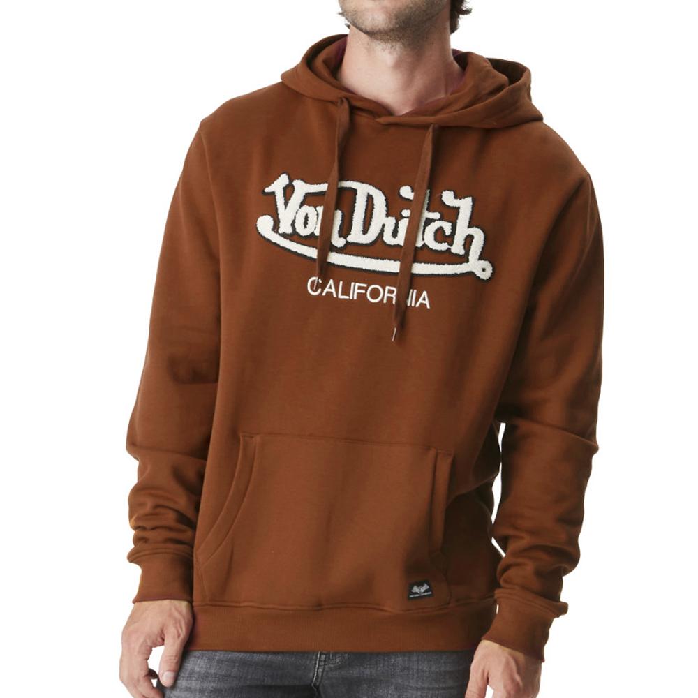 Sweat Marron Homme Von Dutch BRANDO pas cher