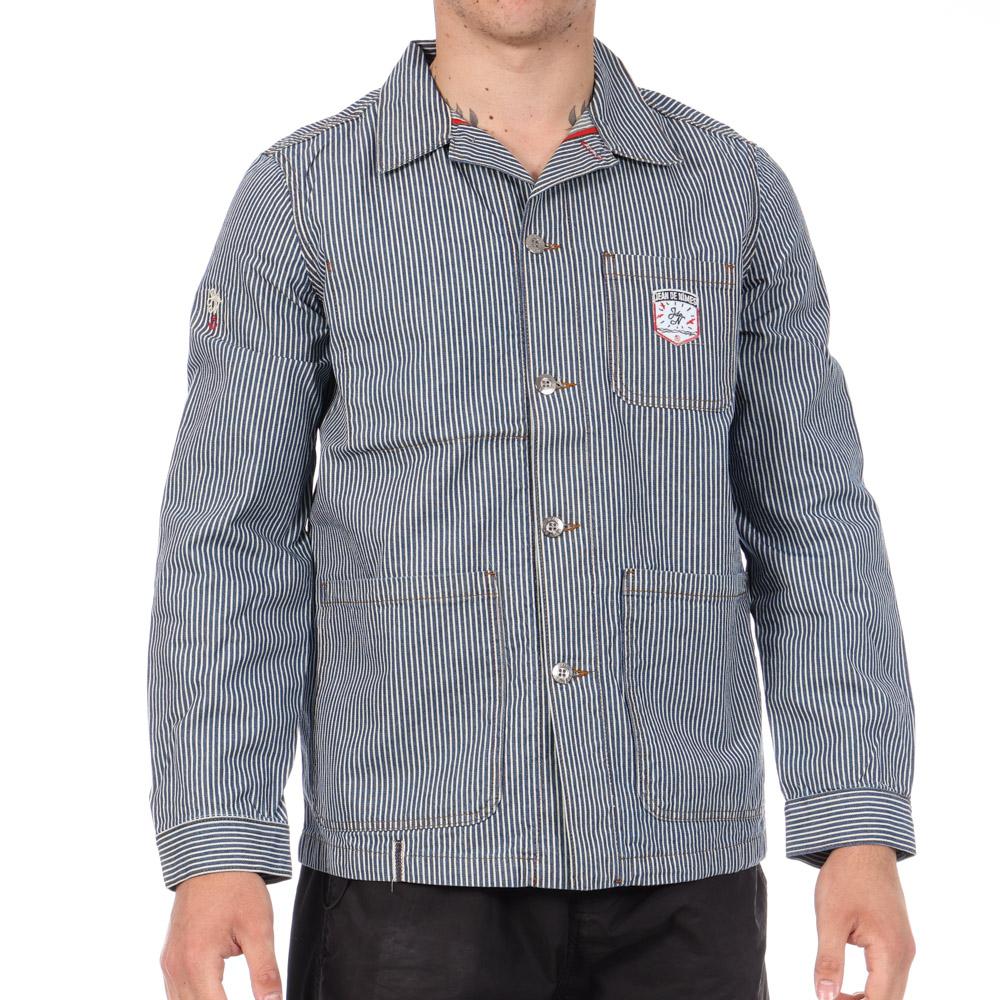 Chemise Marine/Blanc Homme Kaporal PAUL pas cher