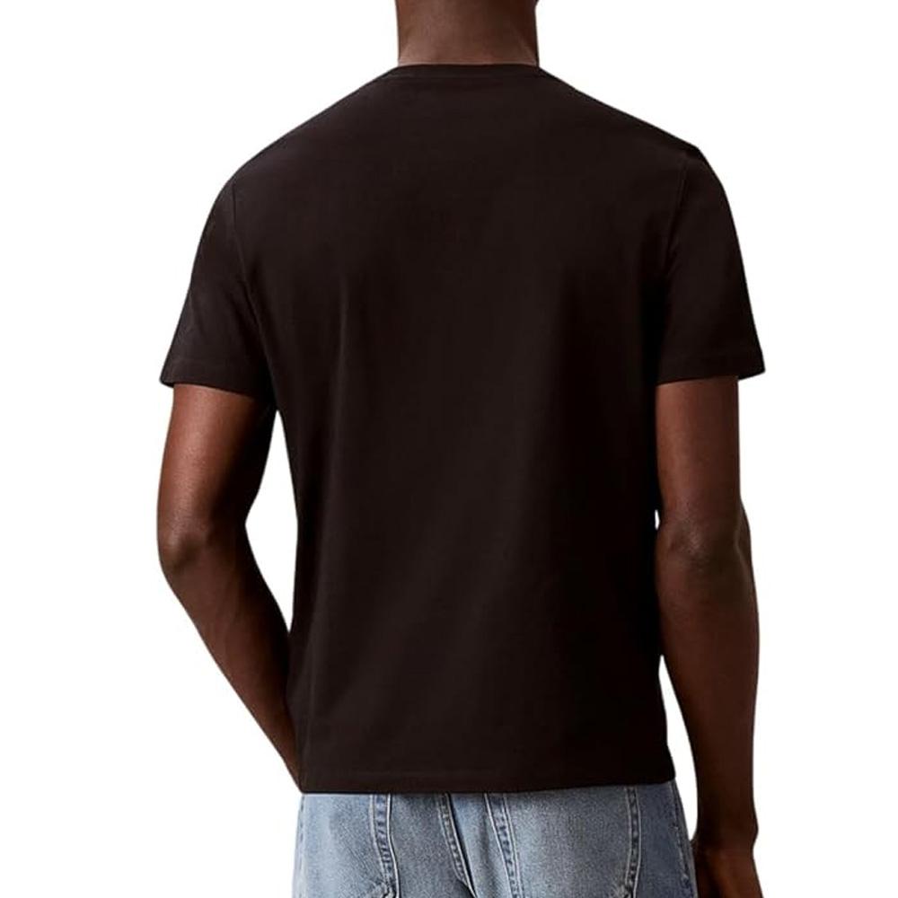 Schwarzes Herren-T-Shirt von Calvin Klein Jeans LV04RG800G Ansicht 2