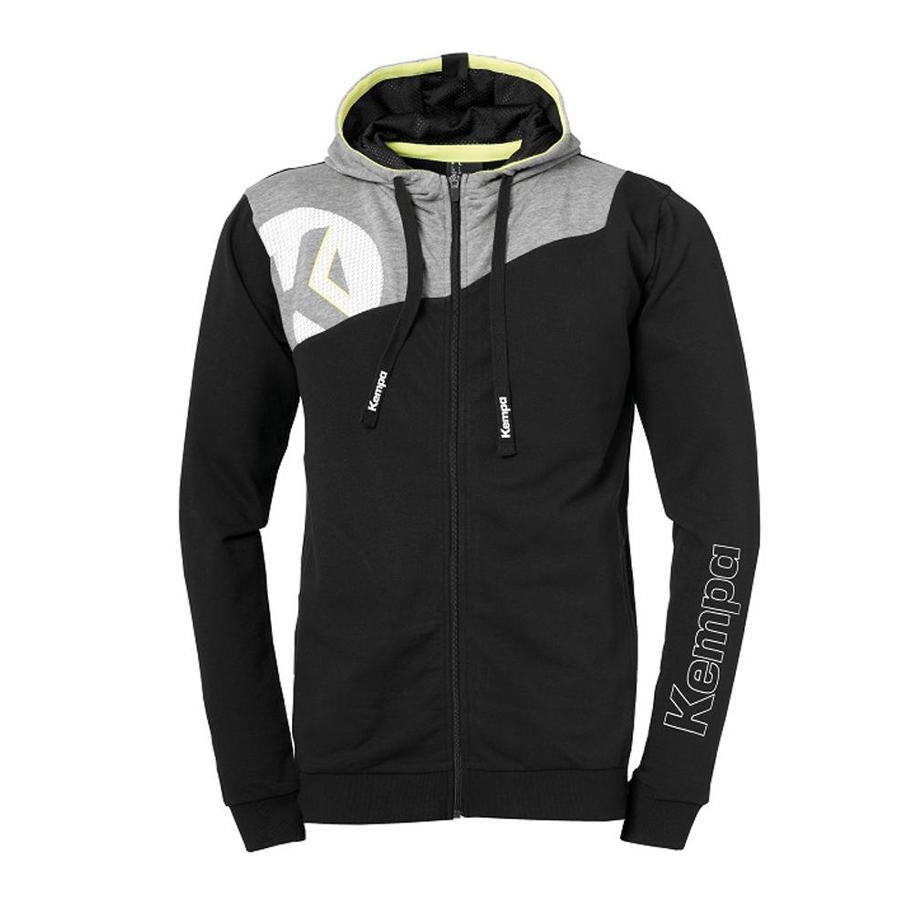 Veste Noire Garçon Kempa Hood pas cher