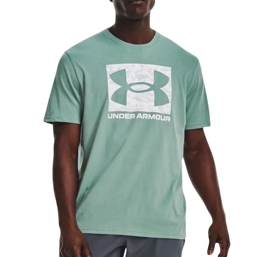 T-shirt Vert Homme Under Armour Camo pas cher