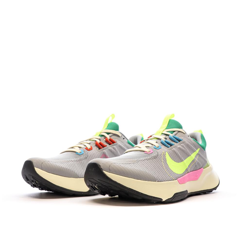 Chaussures de trail Gris/Jaune/Rose Femme Nike Juniper vue 6