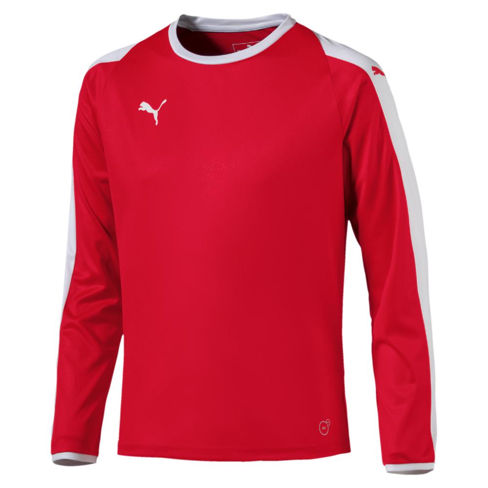 Maillot de foot Rouge Enfant Puma Liga Jersey ML pas cher