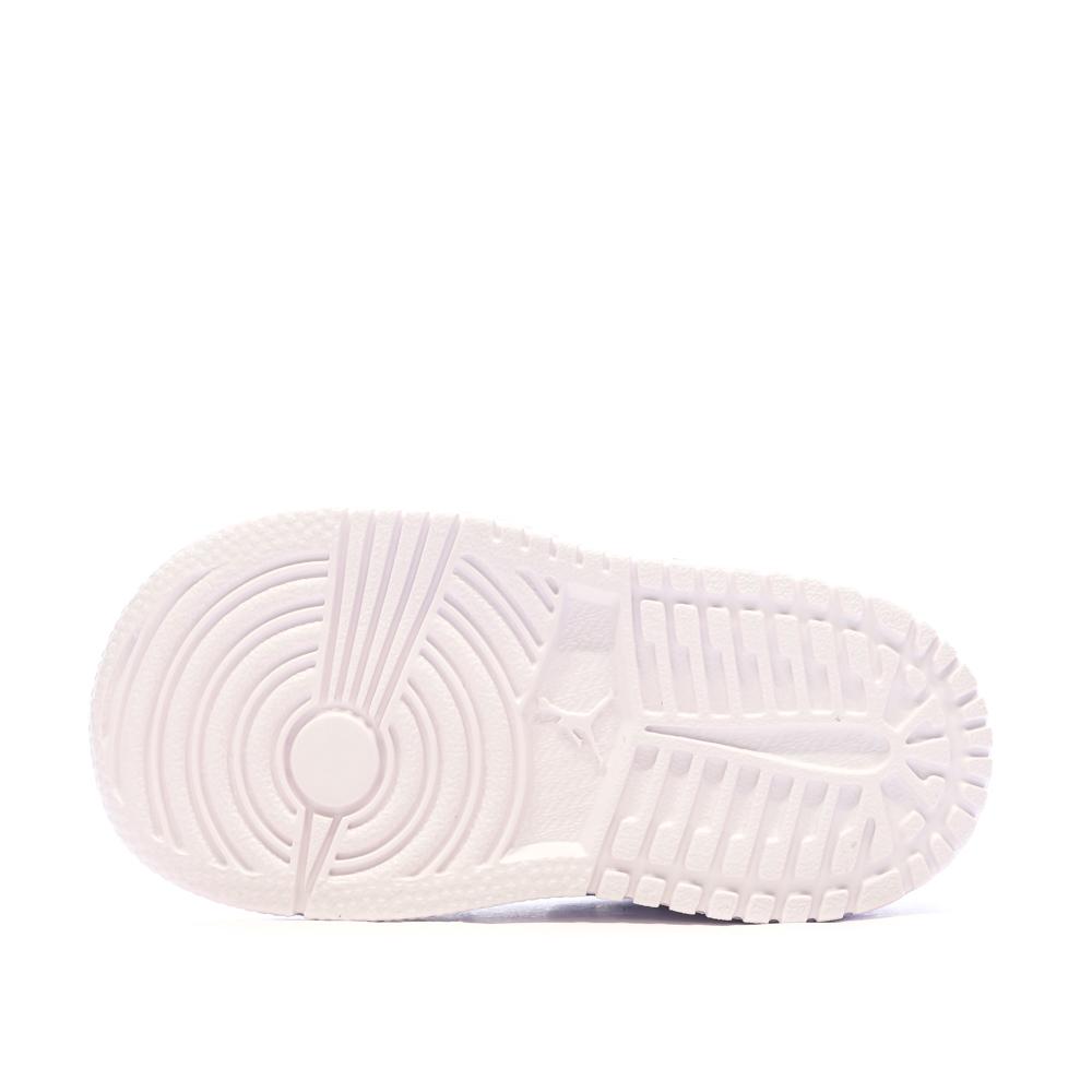 Baskets Blanches Garçon Nike Jordan 1 vue 5