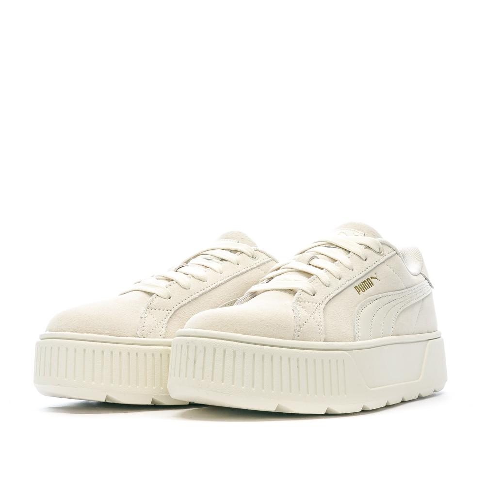 Baskets Beige Femme Puma Karmen vue 6