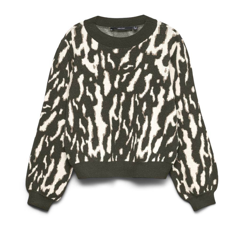 Vero Moda Nancy Women’s White/Brown Jumper affordable