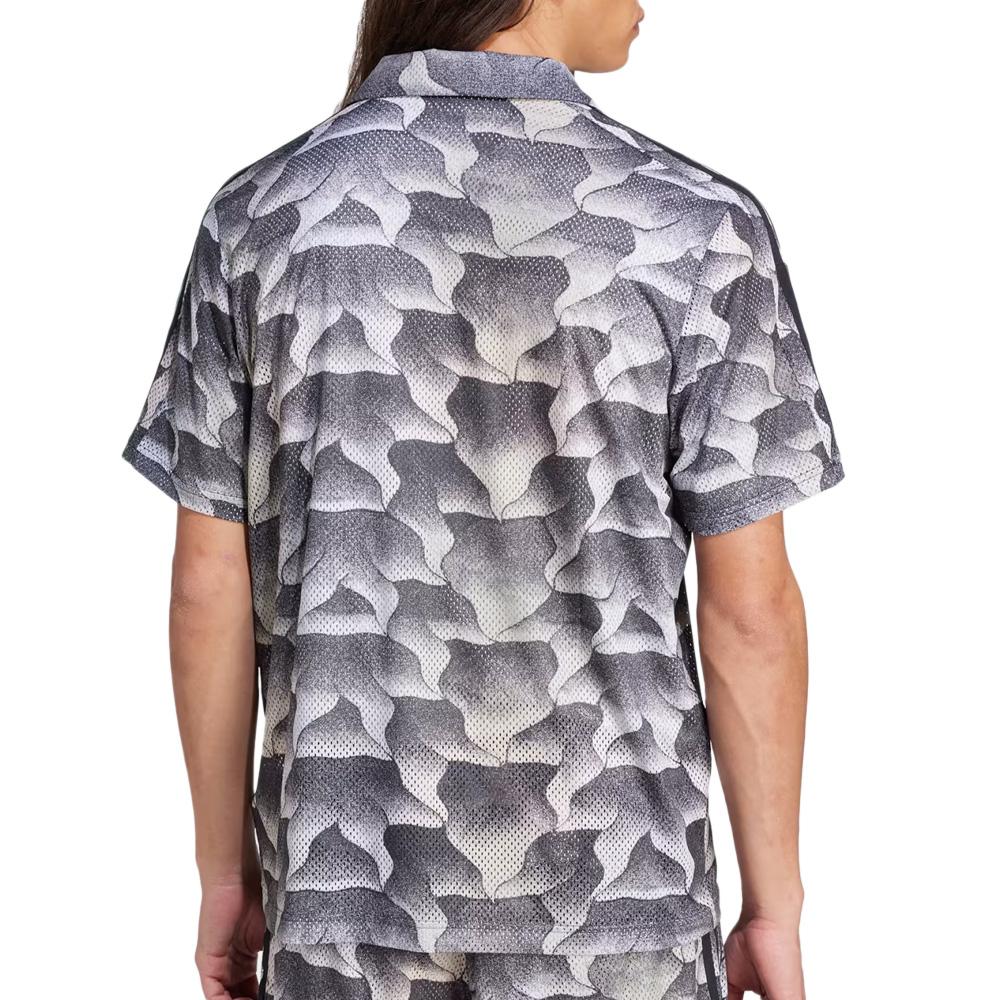 T-Shirt Gris/Noir Femme Adidas Tiro Aopshirt vue 2