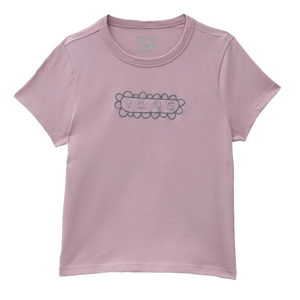 T-shirt Rose Femme Vans Lange Mini pas cher