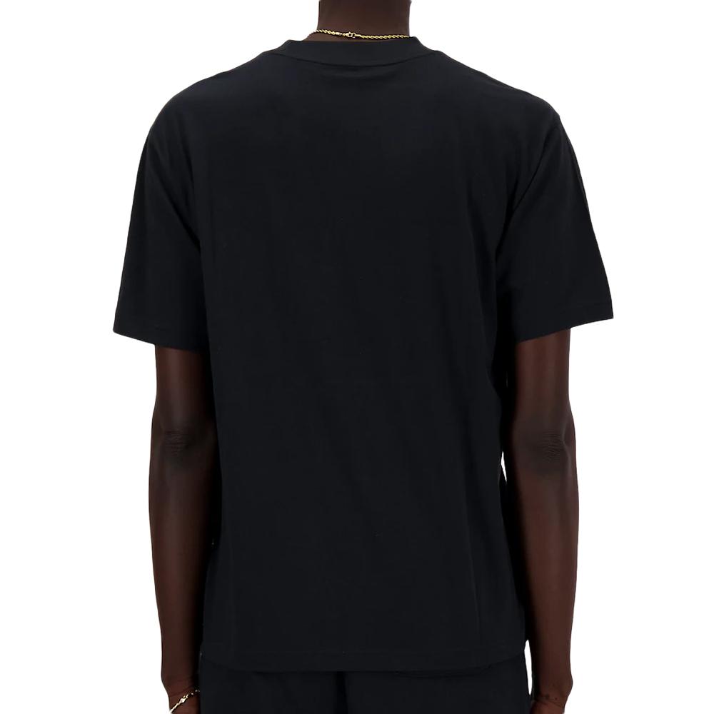 T-shirt Noir Homme New Balance Brand vue 2