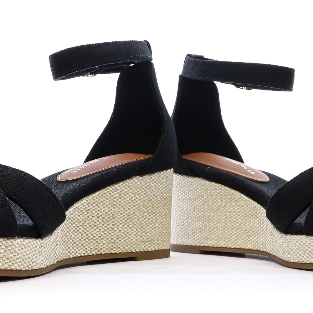 Sandales Noir Femme Tommy Hilfiger Flag Criss-cros vue 7