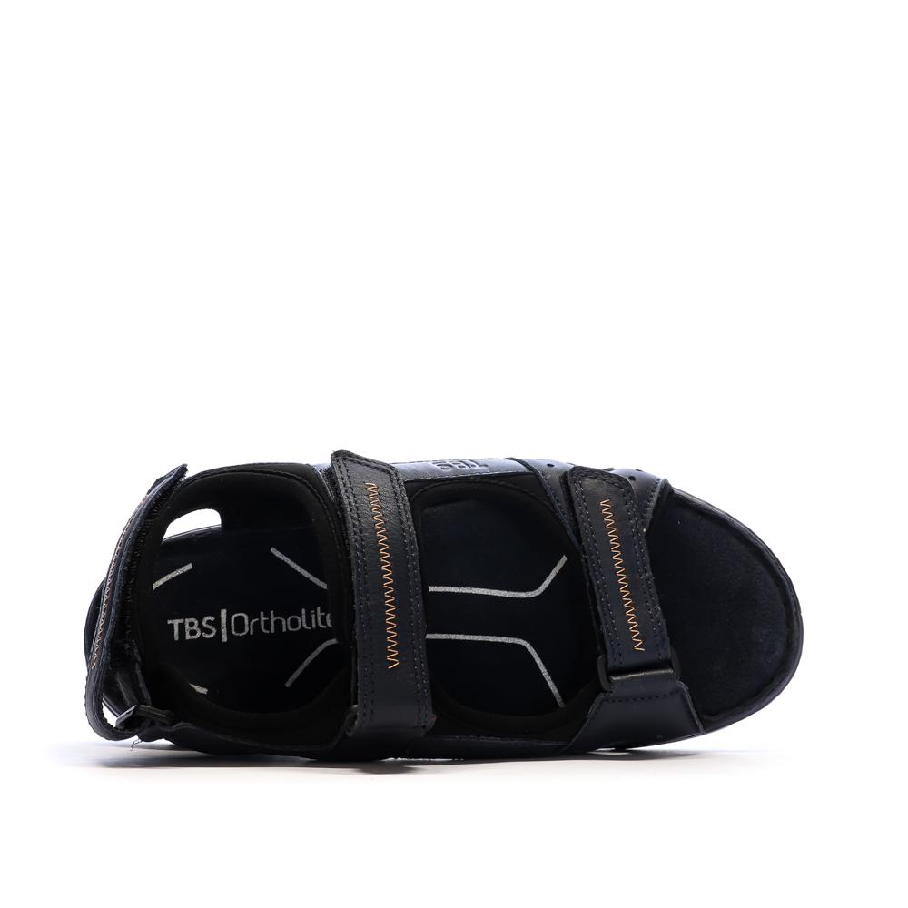 Herren-Sandalen in Marineblau TBS JOHALIN Ansicht 4