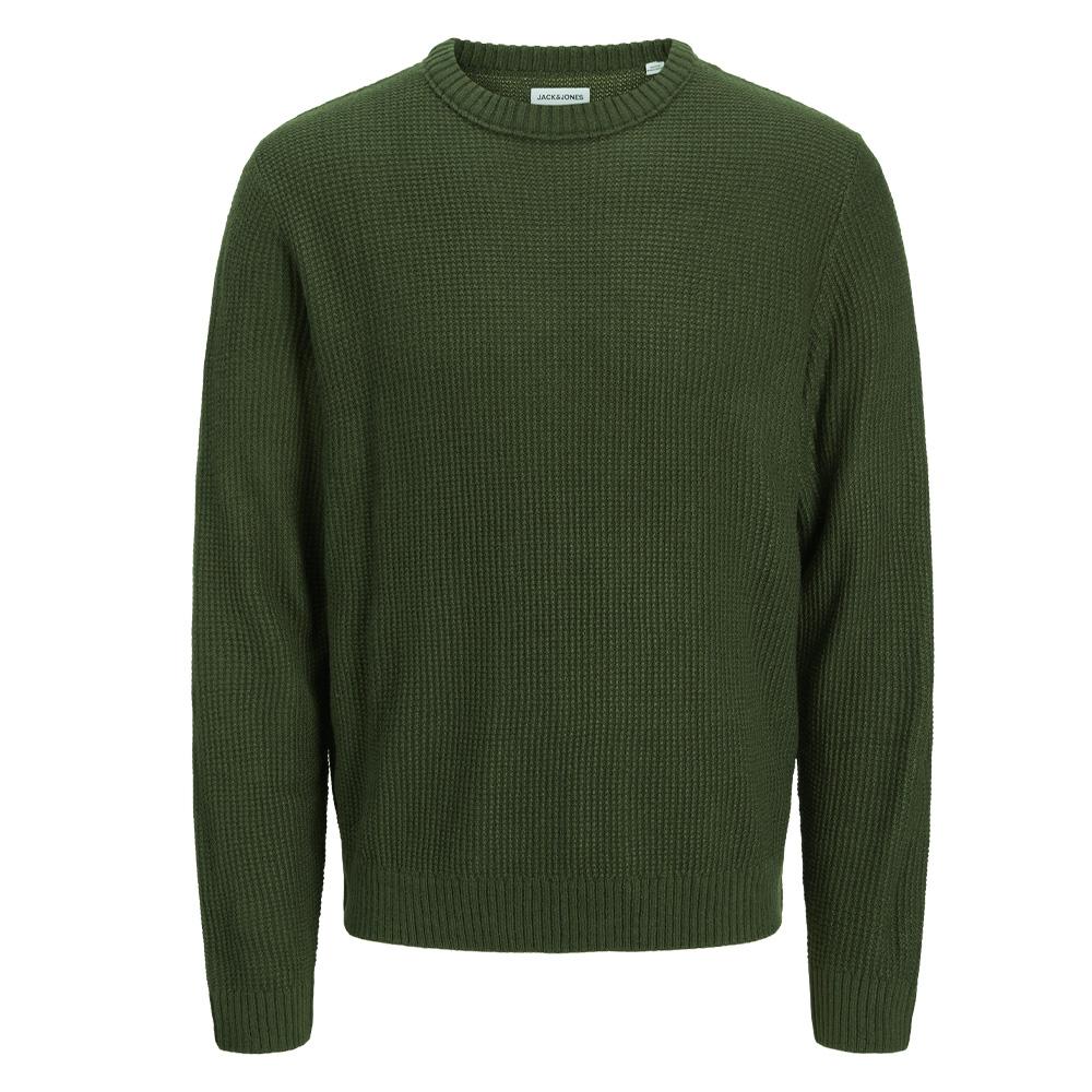 Pull Kaki Homme Jack & Jones Roy pas cher