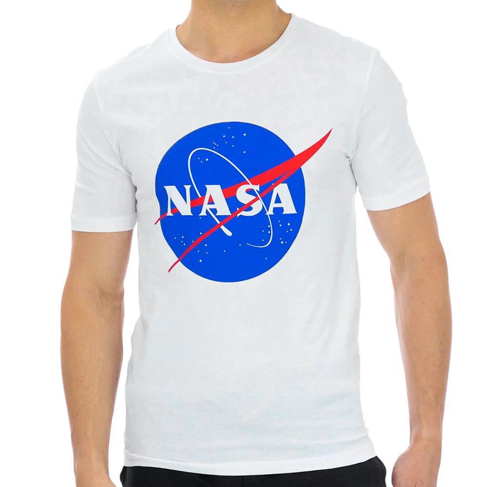 T-shirt Blanc Homme Nasa 08T pas cher