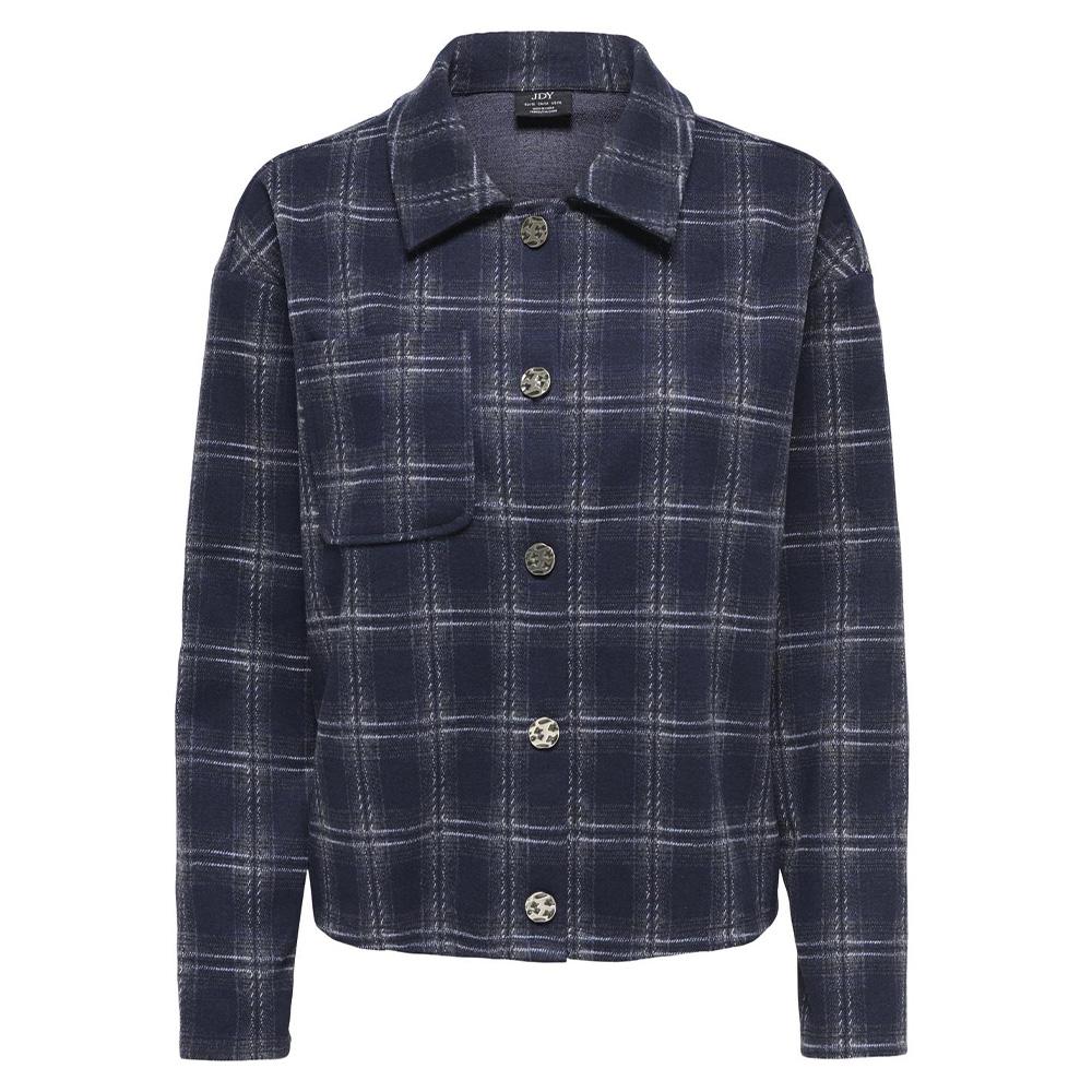 Chemise à Carreaux Bleu Femme JDY Filukka vue 3