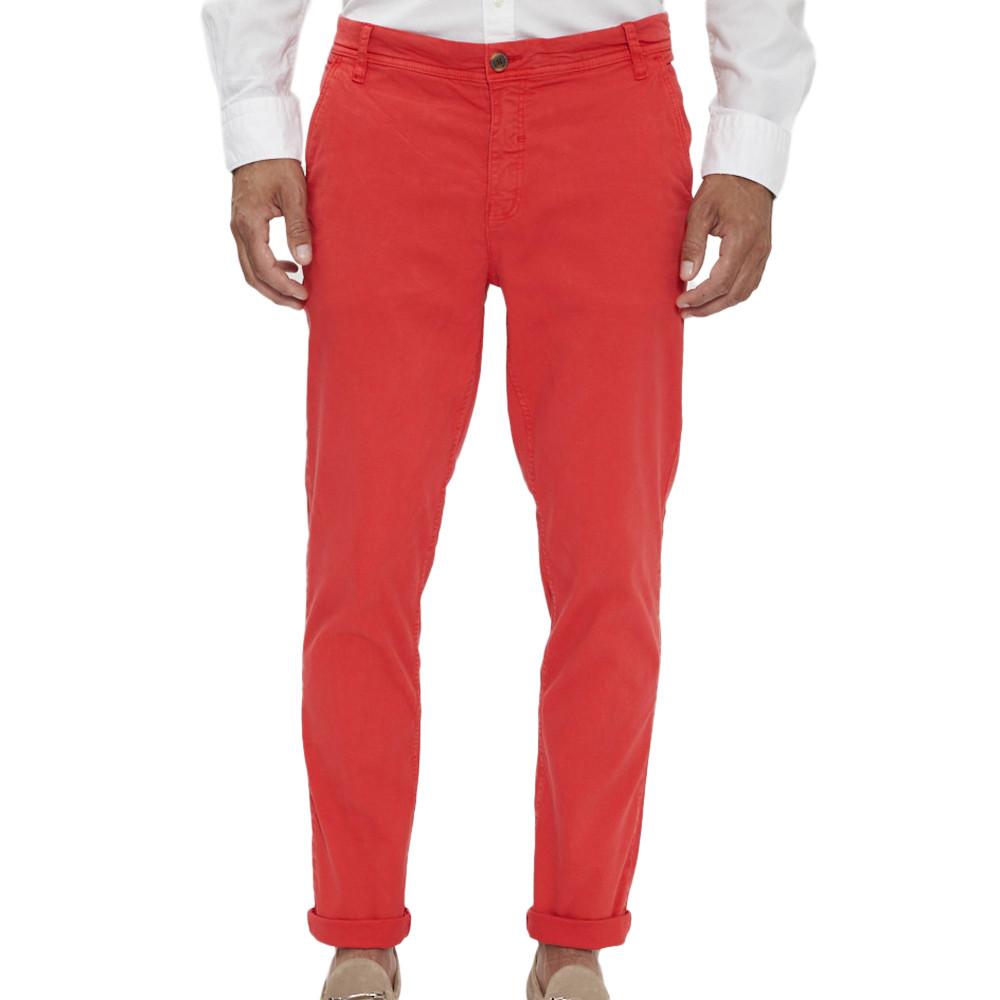 Chino Rouge Homme Paname Brothers Costa pas cher