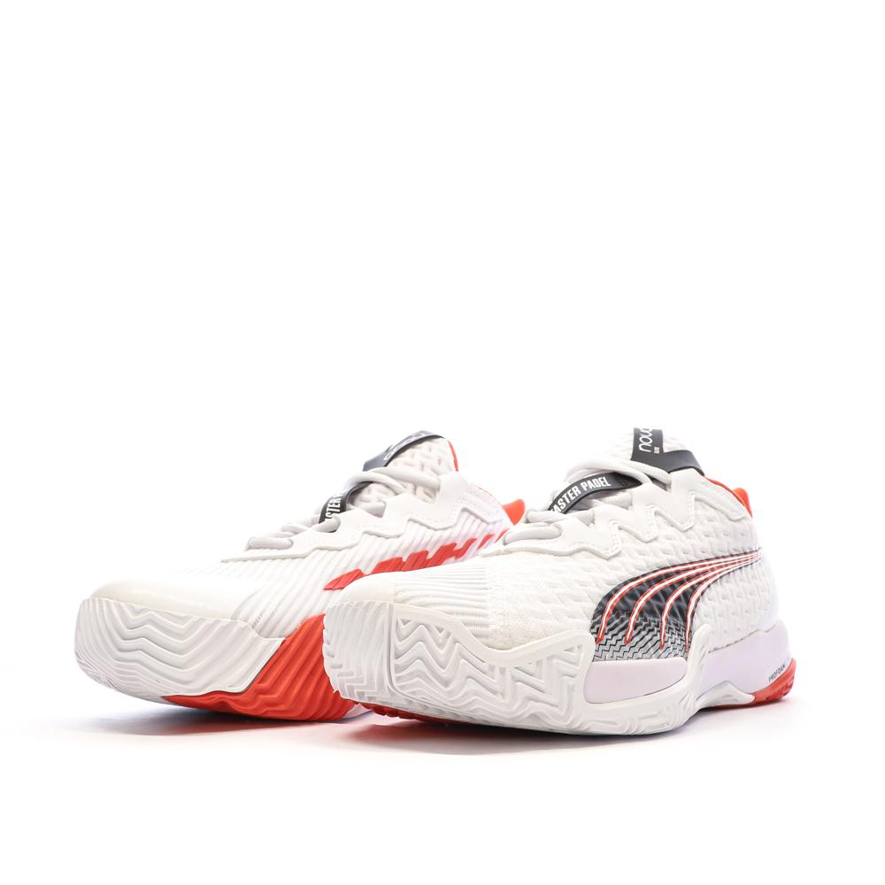 Chaussures de Padel Blanc/Rouge Homme Puma Nova Court vue 6