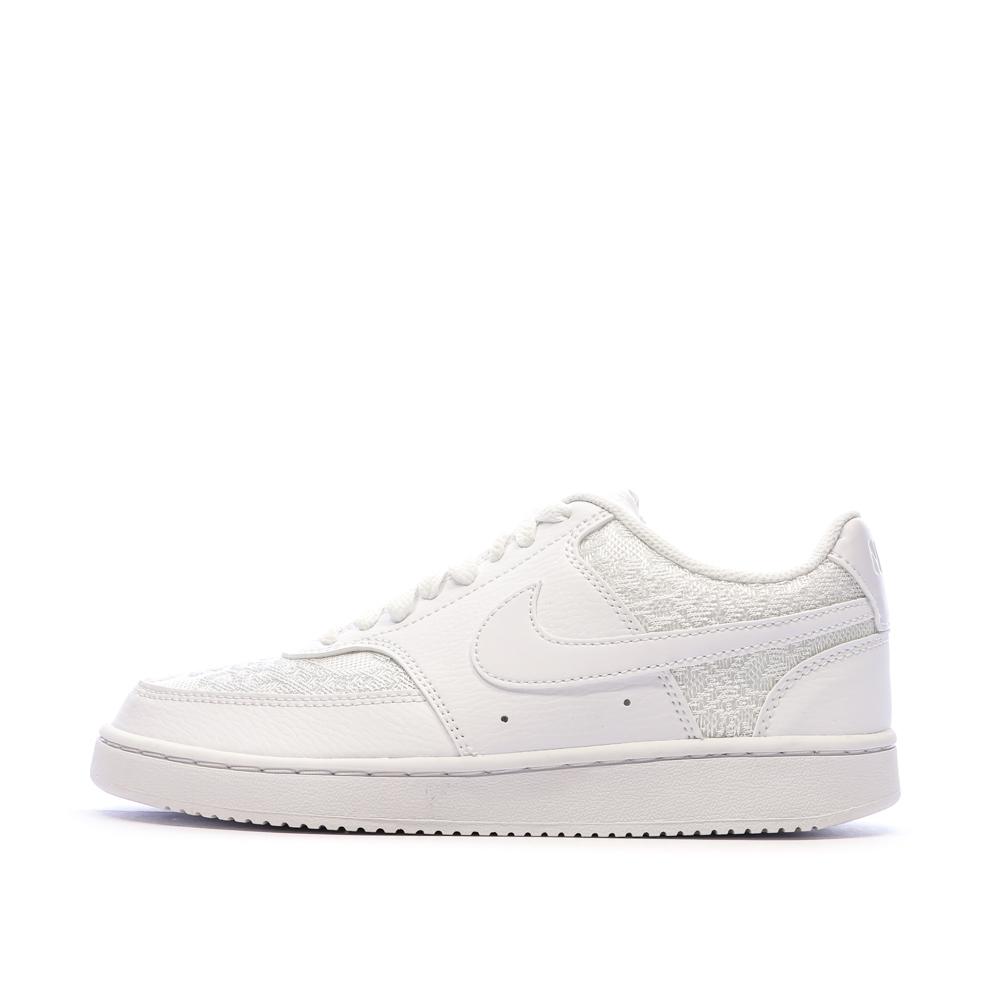 Baskets Blanches Femme Nike Court Vision pas cher