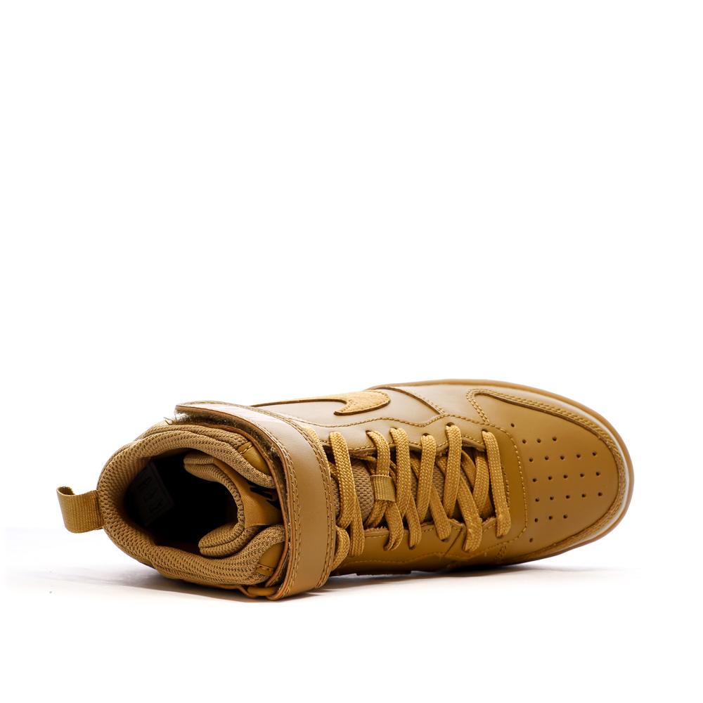 Baskets Camel Garçon Nike Court Borough Mid 2 vue 4