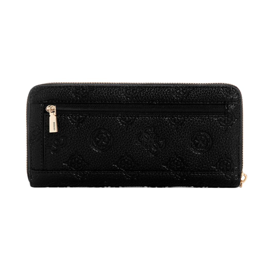 Portefeuille Noir Femme Guess Cresidias vue 2