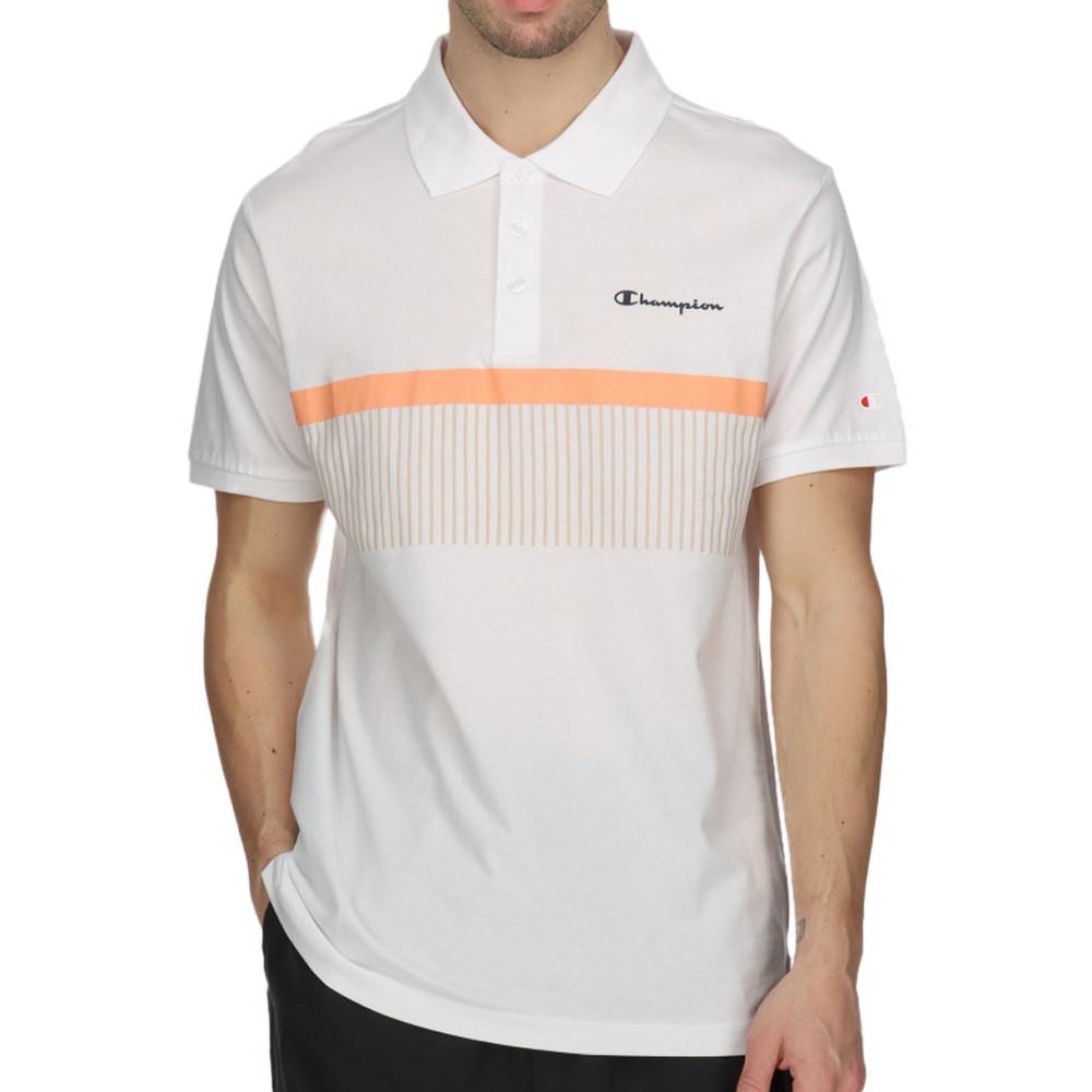 Polo Blanc Homme Champion Line pas cher