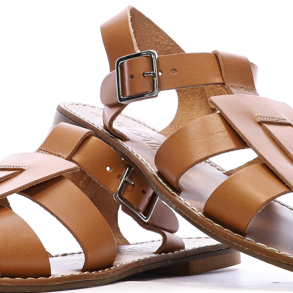 Sandales Camel Femme Pare Gabia Axpe vue 7