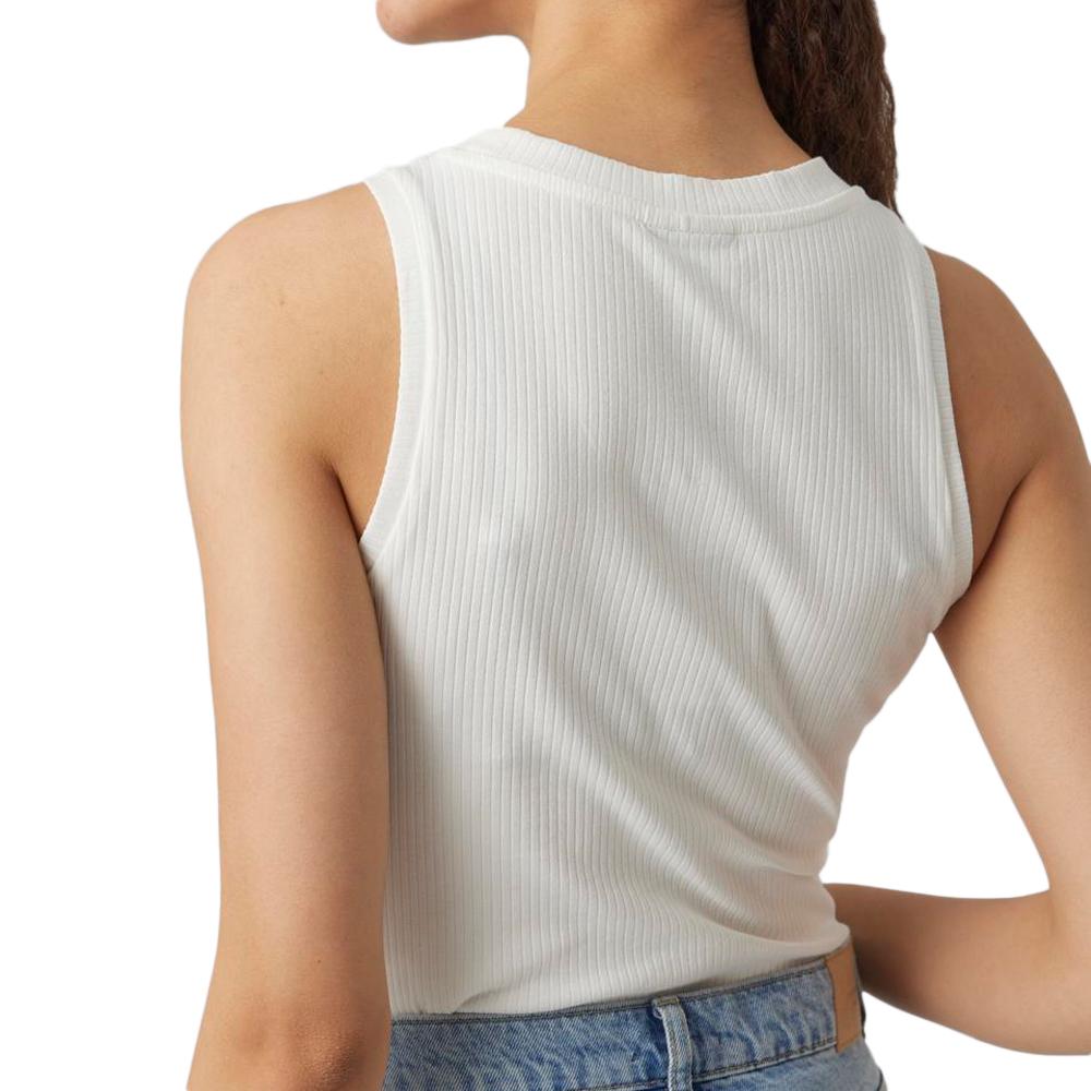 Débardeur Blanc Femme Vero Moda Lavender vue 2