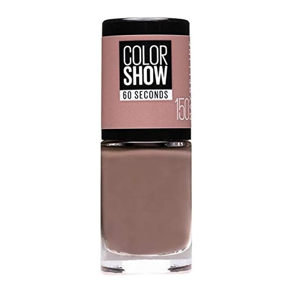 Vernis à Ongles Femme Maybelline Color Show 60 Secondes 150 Mauve Kiss pas cher