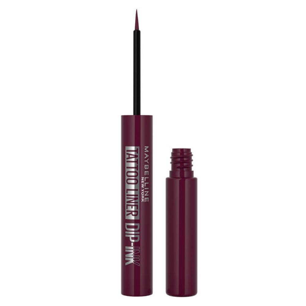 Eyeliner Liquide Tattoo Liner Dip-Ink Gemey Maybelline 103 Burgendy Boost pas cher