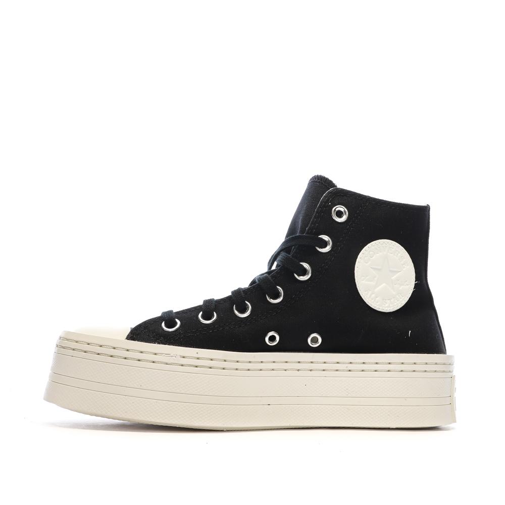 Baskets Noires Femme Converse All Star Modern Lift Platform pas cher