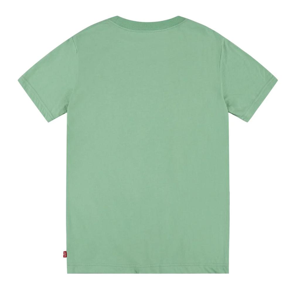 T-shirt Vert Garçon Levi's 8EH225 vue 2