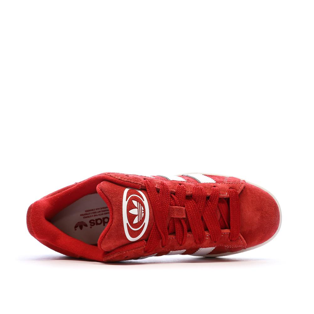 Campus Baskets Rouge Clair Homme Adidas vue 4