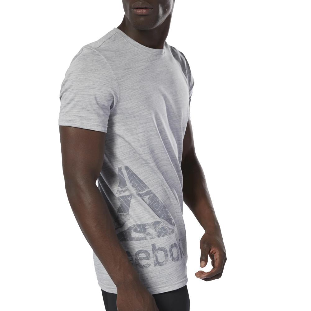 T-Shirt gris homme Reebok Marble Group vue 2