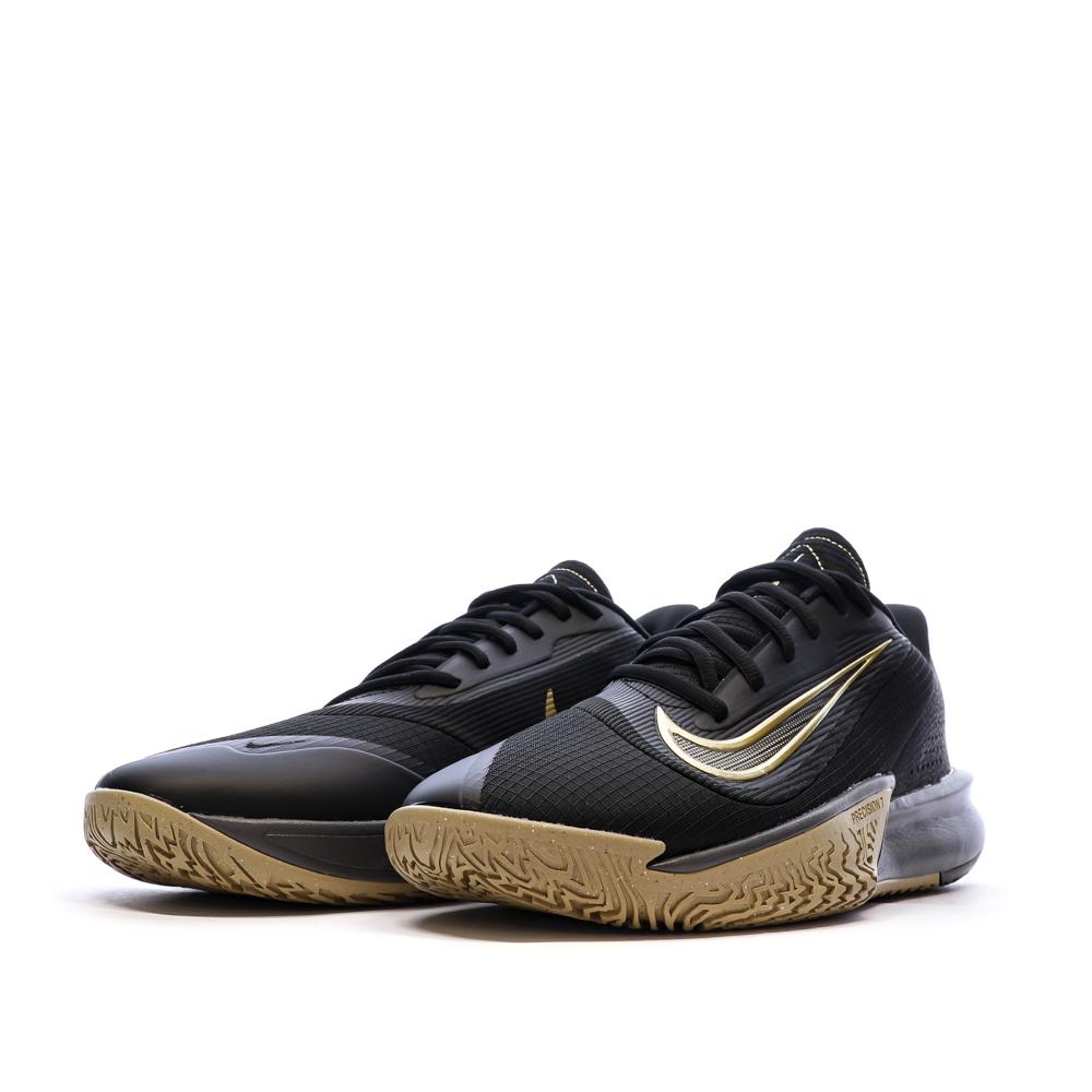 Chaussures de Basketball Noires/Marron Homme Nike Precision VII vue 6