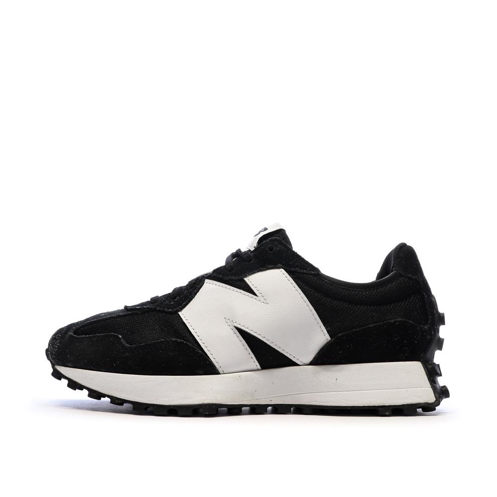 327 Baskets Noires/Blanches Mixte New Balance pas cher